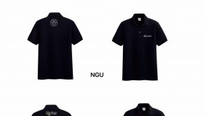 Baumwolle Polo-Shirt mit  Dax Monkey Aufdruck